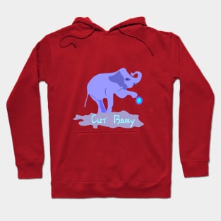 Cut Baby Elephantine Hoodie